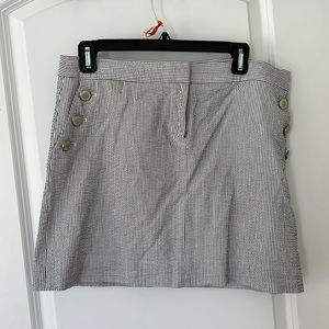 J Crew striped nautical skirt